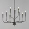 Maxim Lighting Vela 9-Light Chandelier 24819BK - alternate 2